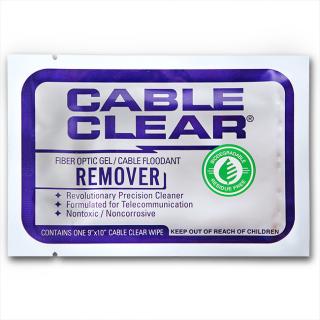 CablePrep Fiber Optic Gel/Cable Floodant Towelettes